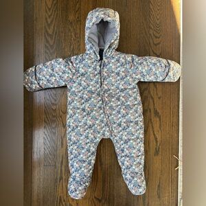 Petit Bateau Baby girl snowsuit